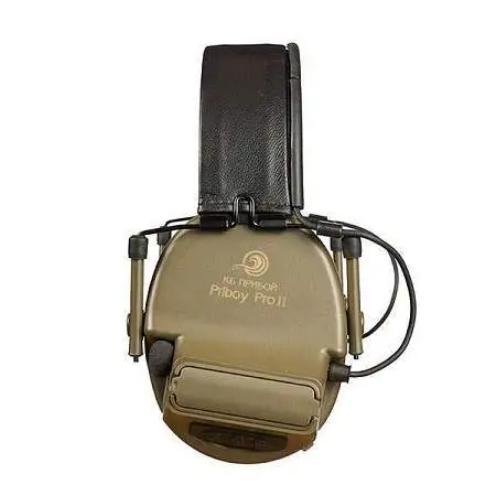 Тактические наушники активные АШП-03 Priboy Pro II, койот Тактические наушники