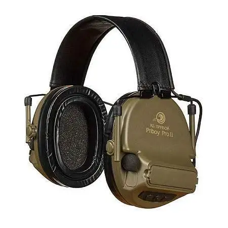 Тактические наушники активные АШП-03 Priboy Pro II, койот Тактические наушники